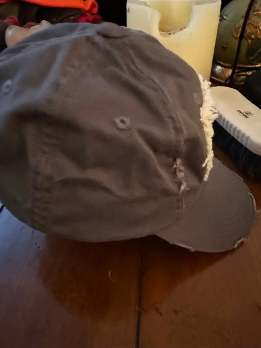 Gray 'Arrow' Patch Baseball Cap - Casual Home Art Accent